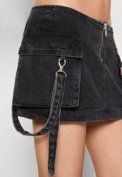 The Ragged Priest Daisy Skirt - Mini Skirt - Charcoal -Pieces Shop d6f57b2909bd490483a22e7f06bd6ea0