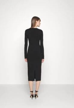Victoria Beckham Deep Vee Midi - Shift Dress -Pieces Shop d70432e6bce044f2a13703f4c5465858