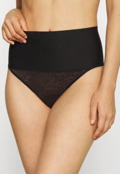 Maidenform Tame Your Tummy Shaping Thong Firm Control - Shapewear - Black -Pieces Shop d787652283a346ec8c6db083fda8c82a