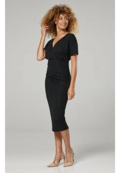 Happy Mama With Breastfeeeding Access - Cocktail Dress / Party Dress - Black -Pieces Shop d7a2177764314103a36b7eec9f5fa7bc