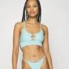 Mini Heart Cut Away Bralette- Bustier - Light Blue -Pieces Shop d911e67d01d24c4482868ea66d138665