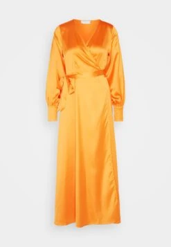 NEVER FULLY DRESSED Wrap Sakura - Cocktail Dress / Party Dress - Orange -Pieces Shop e367ddf8e07d4812a4b9e7e74c2c4a71