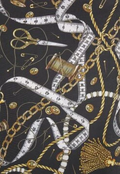 MOSCHINO All Over Sartorial- Maxi Skirt - Fantasy Print Black -Pieces Shop e7ddabfc5dfc45a5b09901a1252ad911