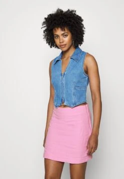 Gina Tricot Ronja Blend Skirt - Mini Skirt - Begonia Pink -Pieces Shop e966039147724bc4b0697725a53f21dc