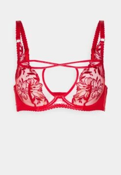 AGENT PROVOCATEUR Ozella Bra- Underwired Bra - Red -Pieces Shop ea2892558fcc495ba8af924f13314f9d