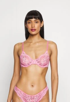 Monki Underwired Bra - Pink Medium