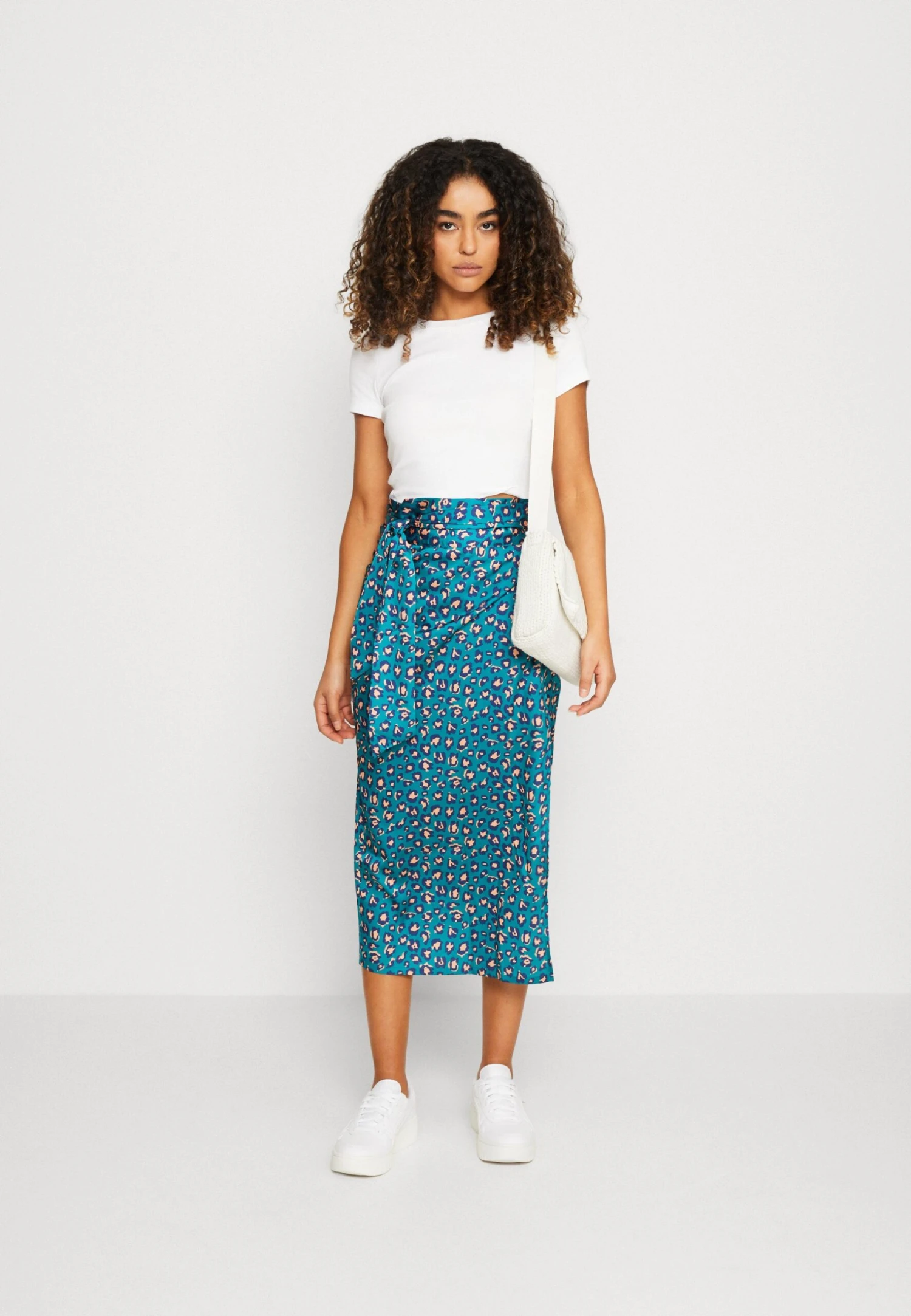 NEVER FULLY DRESSED Jaspre Skirt - Wrap Skirt - Teal 4 NEVER FULLY DRESSED Jaspre Skirt - Wrap Skirt - Teal - Image 2