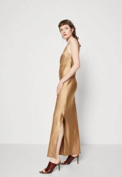 Selected Femme Slfmaya One Shoulder Dress- Occasion Wear - Tigers Eye -Pieces Shop f3272f3323584181b4391d51f5351e12