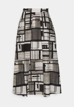 DKNY Voile Skirt - A-Line Skirt - Pristine/Black Multi -Pieces Shop f56aba816da444708e83c76e640b4186