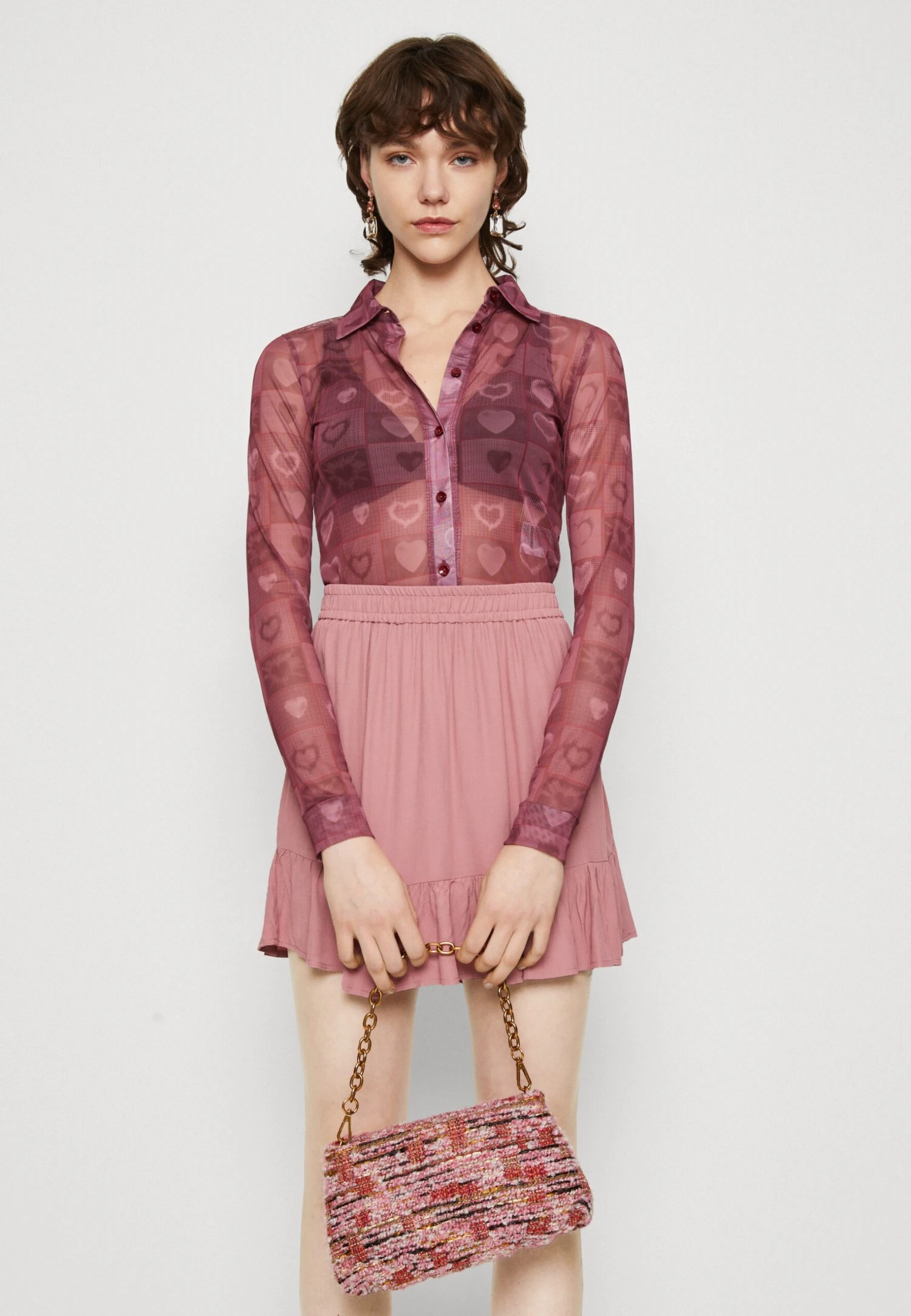 ONLY Onlkajsa Short Skirt- Mini Skirt - Nostalgia Rose 6 ONLY Onlkajsa Short Skirt- Mini Skirt - Nostalgia Rose - Image 4