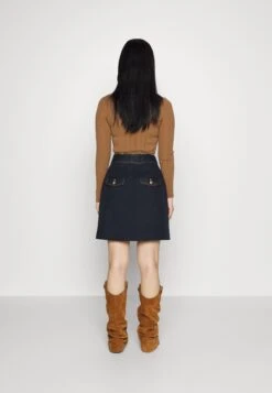 Skirt - Mini Skirt - Navy -Pieces Shop f6bdf80165e74c8c9c68d0f4f95347cd