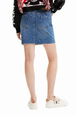 Desigual Fal Mickey Embro - Denim Skirt - Denim Medium Wash 9 Desigual Fal Mickey Embro - Denim Skirt - Denim Medium Wash -Pieces Shop f7c851af5d0140719d636b9c10dc6c85