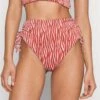 Eco Antonia High Waist Tie Side Pant - Bikini Bottoms - Red/Pink -Pieces Shop f9436089e19e40bca97330a878a2ef1f