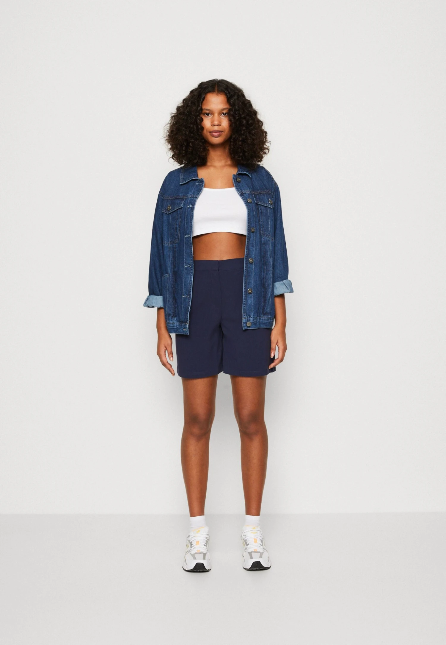 Yashelen - Shorts - Navy 4 Yashelen - Shorts - Navy - Image 2